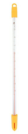 シンワ測定　棒状温度計　H-6C　[測定範囲 -30～50℃]　30cm　ケース付　73214