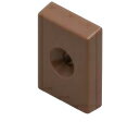 スガツネ工業/LAMP ステンレス鋼製棚柱用エンドキャップ ブラウン AP-EC20-BR (1個入)