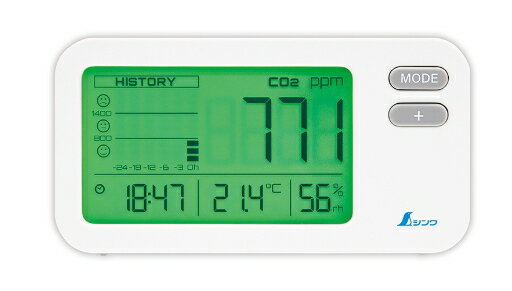シンワ測定　二酸化炭素濃度計　光学式　補正機能付　78977
