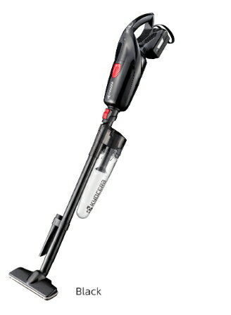 京セラ（旧リョービ）　18V/5.0Ah　充電式 クリーナー　DHC181L5 (黒/ブラック)　[電池パック(B-1850LA)×1個・充電器付属]