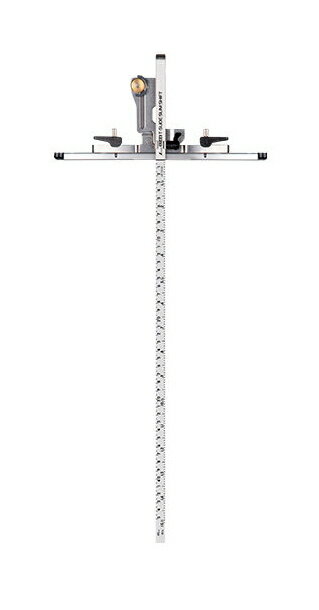 シンワ測定　丸ノコガイド定規　たためるTスライド　スリムシフト　45cm　併用目盛　73536