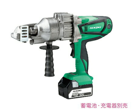 &nbsp;品名&nbsp; &nbsp;コード No. &nbsp;カッタブロック（2個入） &nbsp; &nbsp;339390 &nbsp;油圧オイル（70cc） &nbsp; &nbsp;306295 ・HiKOKI　18V 充電式鉄筋カッター CF18DSL(NK) (本体+ケース付) 　標準付属品：サイドハンドル、ケース、六角棒スパナ（4mm）、両口スパナ（17×19mm）、油圧オイル【バッテリー・充電器別売】 ・リリースバルブ機構搭載 　何らかの原因で噛み込んだピストンを、バルブを緩めて油圧を解除することで、元の位置に戻すことができます。 ・スリムな回転式ヘッド 　本機を地面に置いて切断する場合でも、手に持って切断する場合でも、ヘッドの向きを自在に変えられるので、状況に合わせた向きで使用できます。 ・鉄筋の飛散を防止するガード 　強度の高い材料や、材料を短く切断してしまった場合などに起こりやすい、切断片の飛び跳ねから使用者を守るガードを標準付属しています。