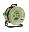 日動 電工ドラム 100V 屋内型 漏電保護専用ブレーカ付 30m NNP-EB34