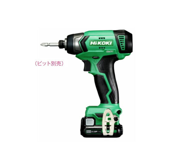 HiKOKI/ハイコーキ　10.8V/2.0Ah　コードレスインパクトドライバ　WH12DA(2BS)　[バッテリー(BSL1220M)..