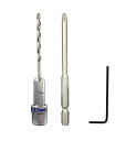 STAR-M/スターエム No.504 段付ビット用 下穴ドリル 3.5mm 本体セット 504-035 [セット内容:本体+段付ビット(六角6.35mm)+内...
