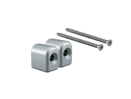 ROYAL/ロイヤル コの字型 シングル用 サポートキャップ サイズ:40 SS3-CSS14-S シルバー(1セット/キャップ2個+ビス2本)