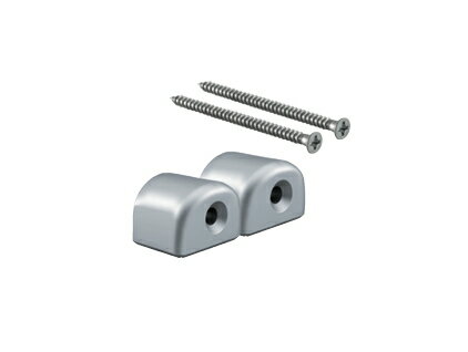 ROYAL/ロイヤル コの字型 ダブル用 サポートキャップ サイズ:40 SS3-CSW14-S シルバー(1セット/キャップ2個+ビス2本)