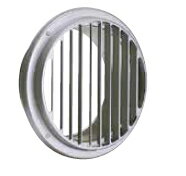 西邦工業　外壁用ステンレス製換気口〈ベントキャップ〉薄型 縦ガラリ 低圧損　2管路仕様　STK125GS-VM..