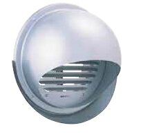 西邦工業　外壁用ステンレス製換気口〈セルフード〉同芯ガラリ型 ワイド水切り付 防火ダンパー付（後フ..