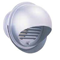 西邦工業　外壁用ステンレス製換気口〈セルフード〉同芯ガラリ型 ワイド水切り付 防火ダンパー付（前フューズ/72℃）　SFXD150MSC　A寸法147　標準品（網なし）