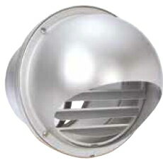 西邦工業　外壁用アルミ製換気口〈セルフード〉同芯ガラリ型 防火ダンパー付（72℃）　AFZD200C　A寸法1..