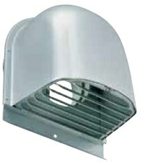 西邦工業　外壁用アルミ製換気口〈深型フード〉ガラリ型 下部開閉タイプ 防火ダンパー付（後フューズ/7..