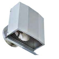 西邦工業　外壁用ステンレス製換気口〈パイプフード〉金網型3メッシュ ワイド水切り付 防火ダンパー付..