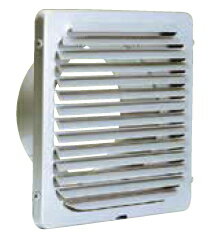 西邦工業　外壁用アルミ製換気口〈フラットグリル〉角ガラリ型 低圧損 2管路仕様　KXK125-VM　A寸法128　標準品（網なし）