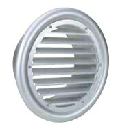 西邦工業　外壁用アルミ製換気口〈フラットグリル〉内向ガラリ型　SC200　A寸法197　標準品（網なし）