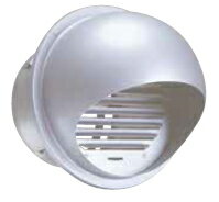 西邦工業　外壁用ステンレス製換気口〈逆風防止ダンパー付〉セルフード 同芯ガラリ型　SFXC100S　A寸法..