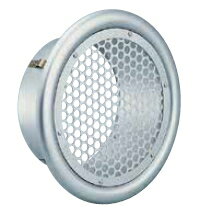 西邦工業　外壁用アルミ製換気口〈フラットグリル〉丸パンチング型 8Φ×PITCH10　大口径　SP225　A寸法2..