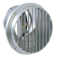 西邦工業　外壁用アルミ製換気口〈ベントキャップ〉厚型 偏芯縦ガラリ 防火ダンパー付（72℃） 低圧損　..