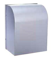 西邦工業　外壁用ステンレス製換気口〈パイプフード〉深型角フード 3メッシュ　WB100S　A寸法97　標準..