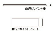 神栄ホームクリエイト（旧新協和）　アルミ　ピクチャーレールSK-PR-3-WC用　ジョイント　直行