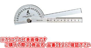 シンワ測定　プロトラクター　No.300　シルバー　Φ210　竿目盛30cm　2本竿　62839