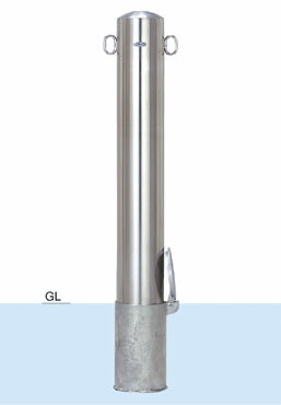 帝金　バリカー　ピラー型　S56-P　スタンダード　脱着式フタ付【個人宅配送の場合は都度送料お見積りとなります】