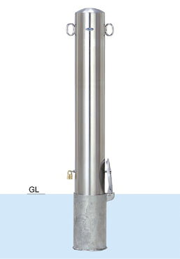 帝金　バリカー　ピラー型　S56-PK　スタンダード　脱着式カギ付【個人宅配送の場合は都度送料お見積りとなります】