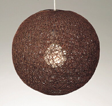TOKYO METAL　東京メタル工業　自然素材　アバカペンダントライト　HB15BNDZ（濃茶）　〈電球別売〉
