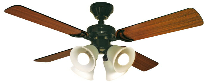 TOKYO METAL　東京メタル工業　シーリングファンライト　リモコン付　TDC42001BKRCND　〈電球別売〉