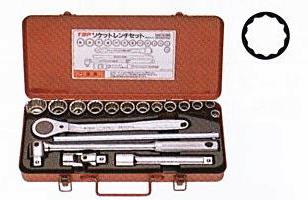 TOP（トップ工業）　ソケットレンチセット　SWS-413M　差込角12.7mm