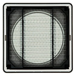 ユニックス PCG150BWF 角型グリル フラットカバー メッシュフィルター付(防虫・粗塵対策)