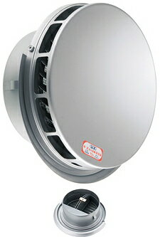 宇佐美工業　UK-FWSEN100BFD【選択：MG/MB】　〈ステンレス製　フラット型スリム風防　水切付　フードビス脱着式　防火ダンパー付〉