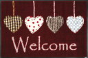 wash+dry @EHbVAhhC@}bg A023AyCottage Hearts redzn[g@50~75cm