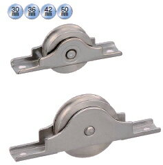 JBS-0505 ステンレス重量戸車 V型 ヨコヅナ 車輪径50mm 1セット