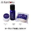 山澤清 ローズヒップお試し3点セット　石けん 15g/化粧水 10ml/クリーム 3g　 オーガニック ローズ水 オードリーインターナショナル バ..