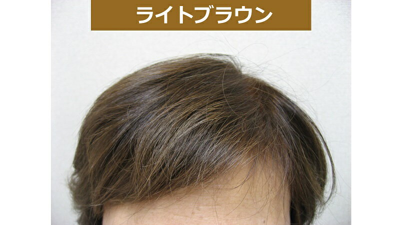 グリーンノートヘナライトブラウン100g白髪が3~4割の方に全体的にやや明るめの自然な仕上り