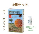 グリーンノート ヘナ ディープブラウン 100g×4個【自然葉シャンプー 30ml プレゼント】 白髪染め 早染め 白髪が5割以上の方に 濃い茶色 有機栽培 オ...