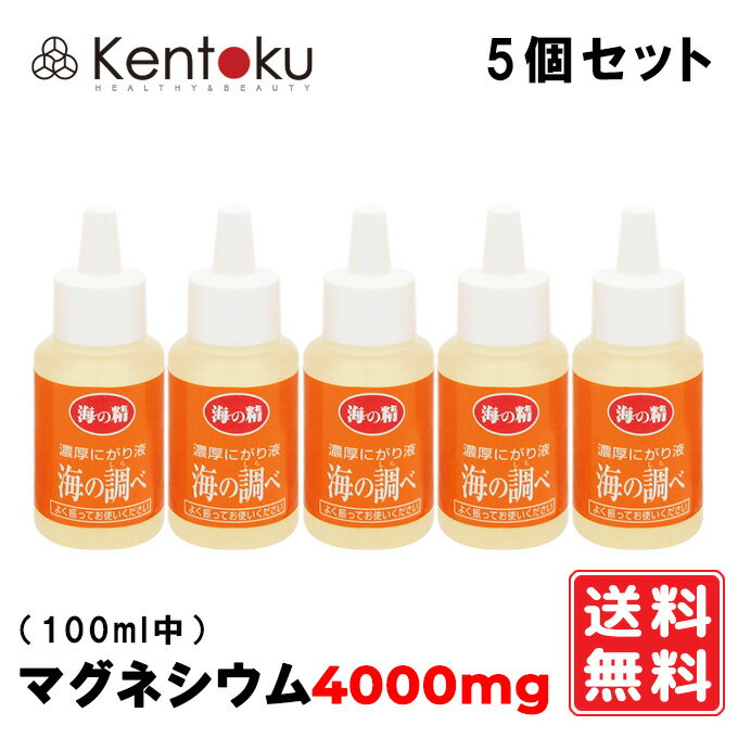 海の精 濃厚にがり液 海の調べ 50ml×5個 国産 にがり液 にがり 苦汁 海 マグネシウム ミネラル 伊豆大島 海水 即納 ニガリ 苦汁 天然にがり ミネラル ミネラルバランス 脂質 糖質 美肌 保湿 美髪 経皮吸収 かゆみ対策 送料無料　賞味期限：2028.02.01のサムネイル