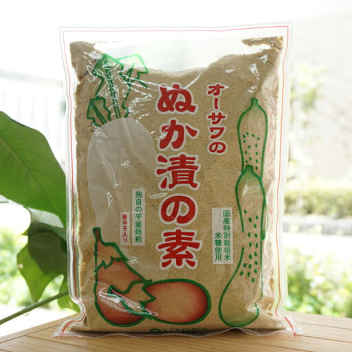 オーサワのぬか漬の素(唐辛子入り)/500g オーサワのぬか漬の素(唐辛子入り)/500g