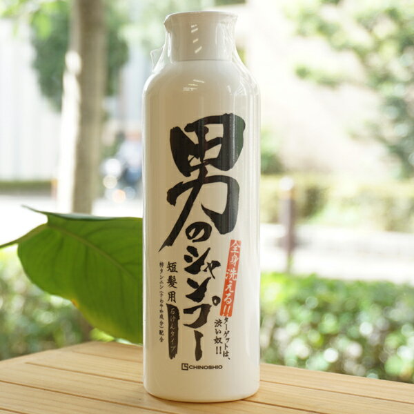 全身洗える!! ターゲットは渋い奴!! 男のシャンプー/300ml【地の塩社】