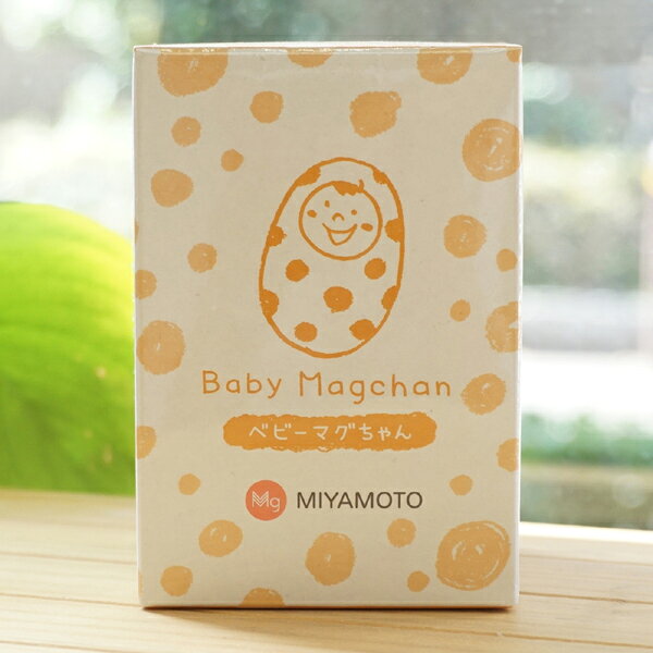 ベビーマグちゃんはマグネシウムを70gに増量しました。 【原料名】高純度マグネシウム 液性：弱アルカリ性 正味量：約70g 外袋：ポリエステル/ナイロン 内袋：ポリエステル 【内容量】70g