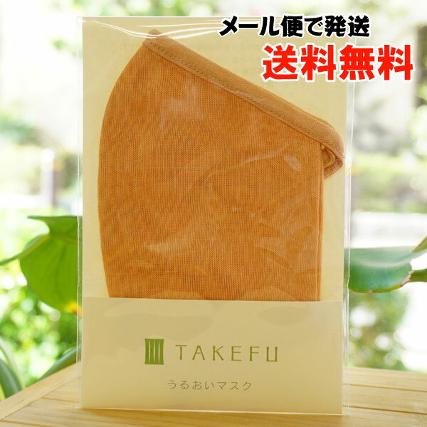 竹布 うるおいマスク(洗柿)【ナファ生活研究所】 TAKEFU【メール便の場合、送料無料】