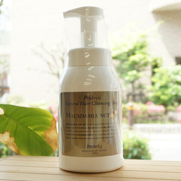 Prakriti シャンプードサロン/600ml Natural Hair Cleansing Soap MACADAMLA NUT hearty