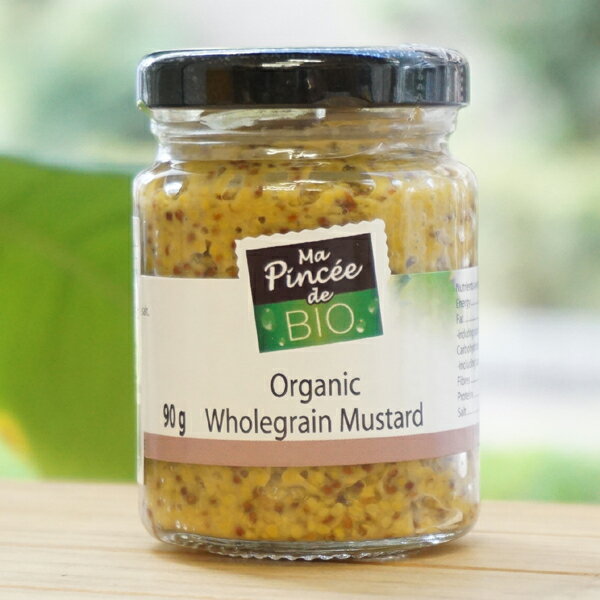 オーガニック粒マスタード/90g【ナイキフーズ】 Ma Pincee de BIO Organic Wholegrain Mustard