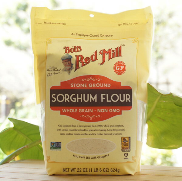Bob's Red Mill ソルガムフラワー(グルテンフリー)/623g【アリサン】 STONE GROUND SORGHUM FLOUR WHOLE GRAIN・NON GMO