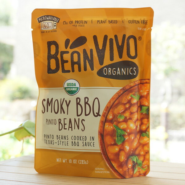 有機 ピント豆のスモーキーバーベキュー/283g【アリサン】 BEAN VIVO ORGANIC SMOKY BBQ PINTO BEANS