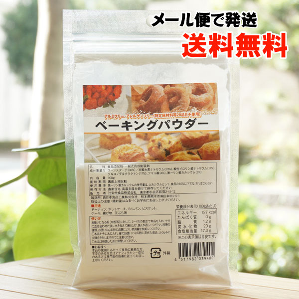 ベーキングパウダー/100g 【辻安全食