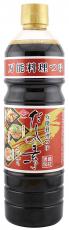 ■かつお本節、こんぶの香りが高く、まろやかで上品な味と風味です。 ■和風、洋風あらゆる料理にご利用いただけます。 ■濃縮タイプですので薄めるだけでよく手軽で経済的です。 ■保存料・甘味料・着色料は使用しておりません。砂糖は三温糖を使用しています。 【原料名】しょうゆ（小麦、大豆（遺伝子組換えでない）を含む）、砂糖、みりん、食塩、かつお節、こんぶエキス、魚貝エキス、酵母エキス 【内容量】880ml