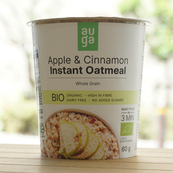 auga ͭե롼ĥȥߡ(åץʥ)/60gڤऽ Apple & Cinnamon Instant Oatmeal