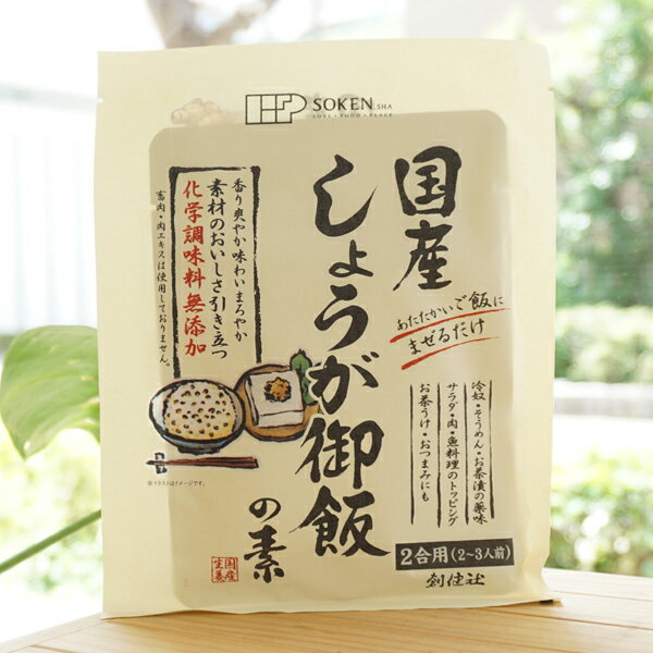 国産しょうが御飯の素/2合用(2~3人前)【創健社】